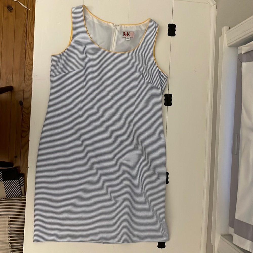 Lined seersucker dress size 14